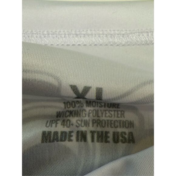 Handlebars UPF 40+ Protection White Logo LONG SLEEVE SHIRT Size XL Made in USA - Picture 6 of 7